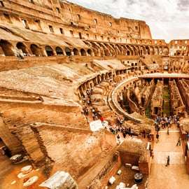 Roma: Tour del Colosseo al tramonto con ingresso