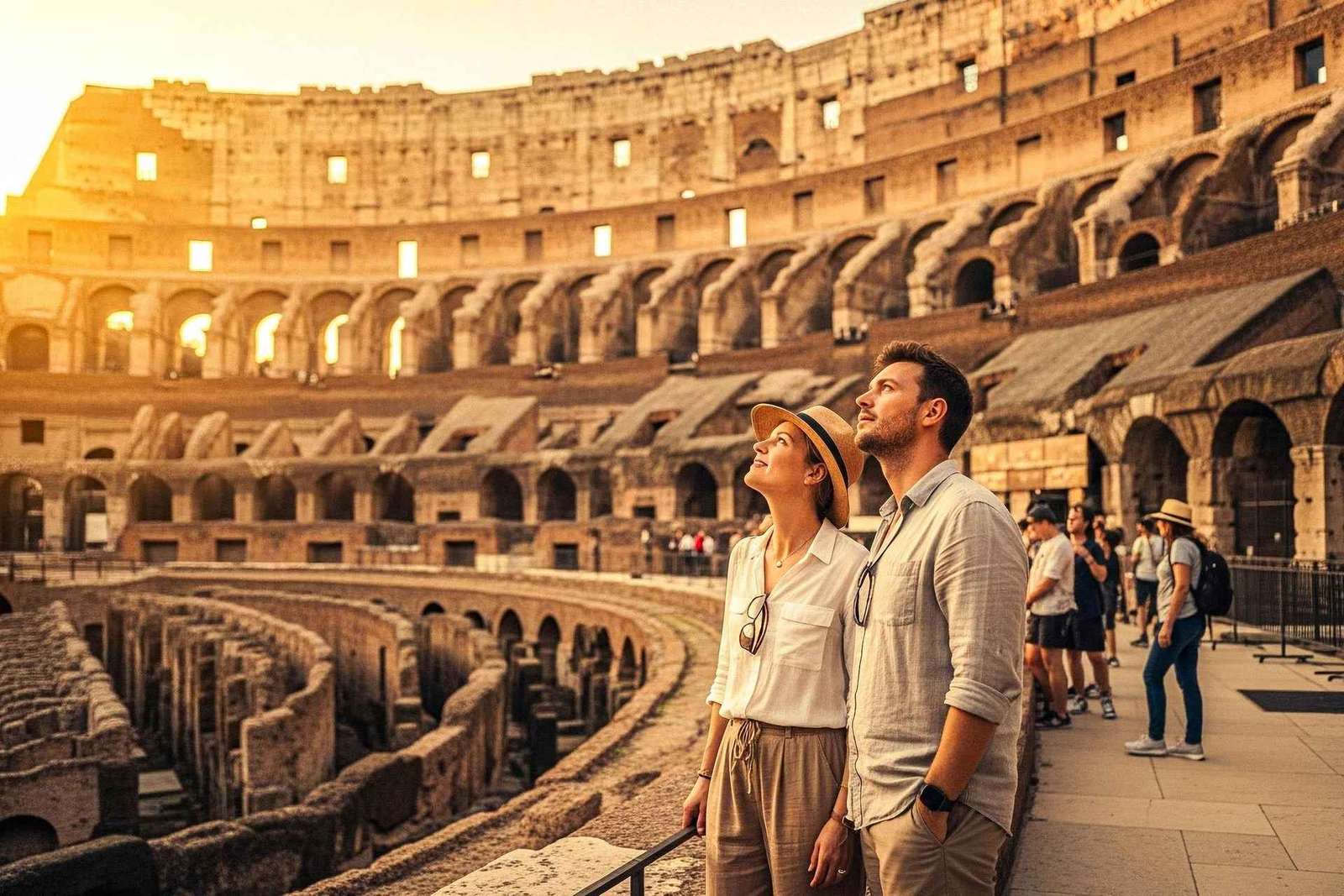 Roma: Tour crepuscolare dell'Arena del Colosseo e visita dei Fori Imperiali