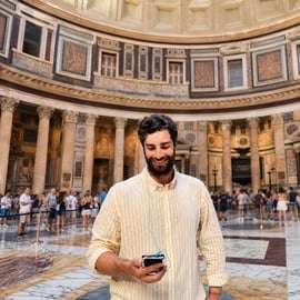 Roma: Biglietto di ingresso prioritario per il Pantheon e App Audioguida