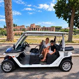 Roma: Tour panoramico privato con golf cart