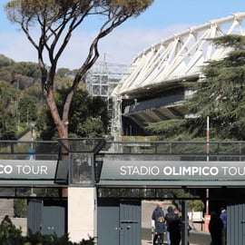 Tour dello Stadio Olimpico di Roma dietro le quinte