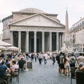 Biglietto Pantheon con audioguida in 13 lingue