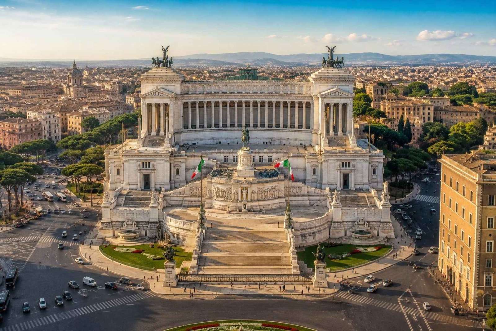 Roma: biglietto per l'ascensore panoramico del Vittoriano con audioguida