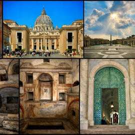 Tour della Basilica di San Pietro, della tomba, della cupola e della necropoli sotterranea
