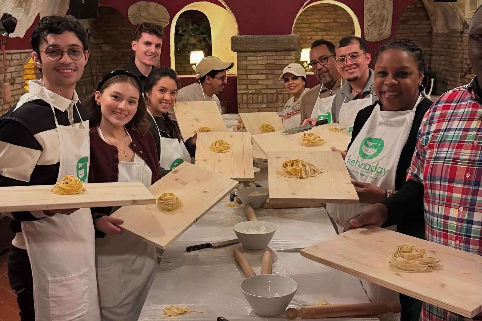 Roma: Corso di Fettucine e Tiramisù vicino a Piazza di Spagna