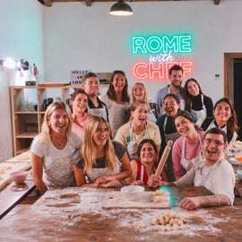 Roma: Corso di cucina sulla pasta tradizionale con cocktail