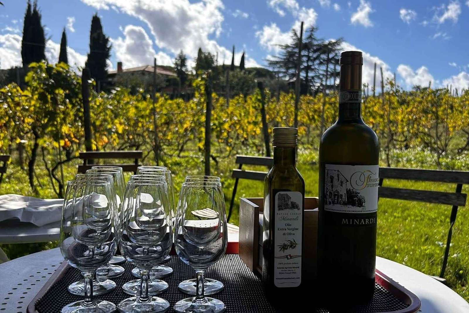 Da Roma: Tour di mezza giornata del vino di Frascati con pranzo in agriturismo