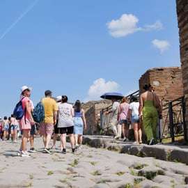 Da Roma: Escursione di un giorno alle rovine di Pompei con il treno ad alta velocità