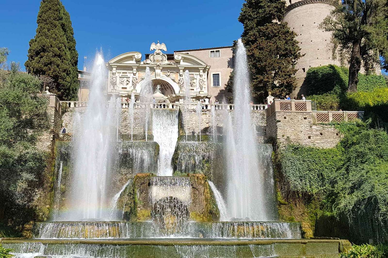 Biglietto Villa d'Este a Tivoli senza fila, giardini e fontane