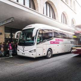 Transfer in autobus dall'aeroporto di Fiumicino a Roma Termini