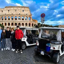 Roma: Tour panoramico privato con golf cart