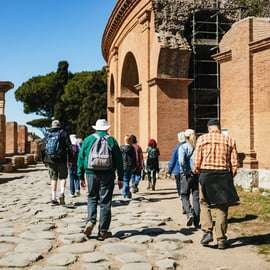 Da Roma: Ostia Antica: escursione guidata di mezza giornata in treno