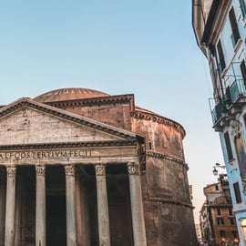 Tour audioguidato del Pantheon con ospitante all'ingresso