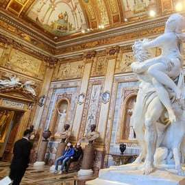 Roma: Biglietto d'ingresso alla Galleria Borghese e tour guidato opzionale