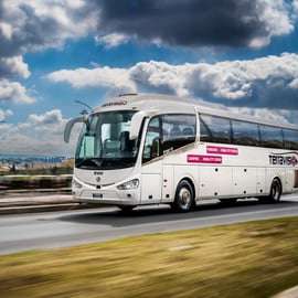 Transfer in autobus dall'aeroporto di Fiumicino a Roma Termini