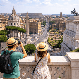 Vittoriano terrazza panoramica, biglietto e audioguida