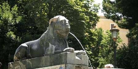 Fontane con Leoni sulla Cordonata del Campidoglio