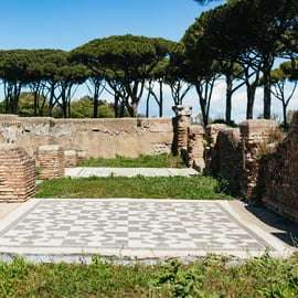 Da Roma: Ostia Antica: escursione guidata di mezza giornata in treno