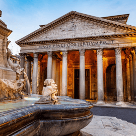 Tour audioguidato del Pantheon con ospitante all'ingresso