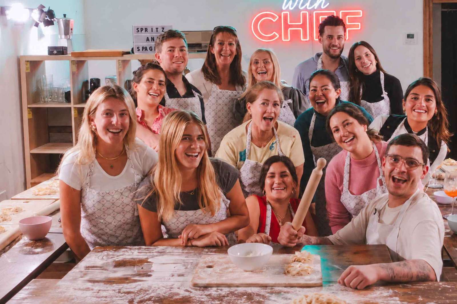 Roma: Corso di cucina sulla pasta tradizionale con cocktail