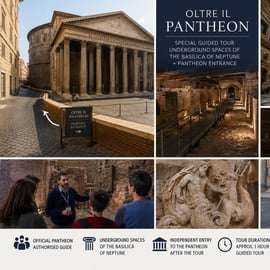 Roma: tour guidato esclusivo negli spazi nascosti del Pantheon e ingresso