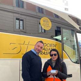 Bus navetta tra Fiumicino e il Vaticano