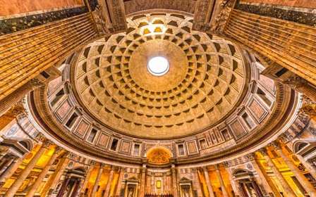 Tour audioguidato del Pantheon con ospitante all'ingresso