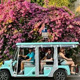 Roma: Tour in golf cart con degustazione di gelati artigianali