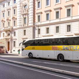 Navetta Fiumicino-Roma Termini, bus con Wi-Fi