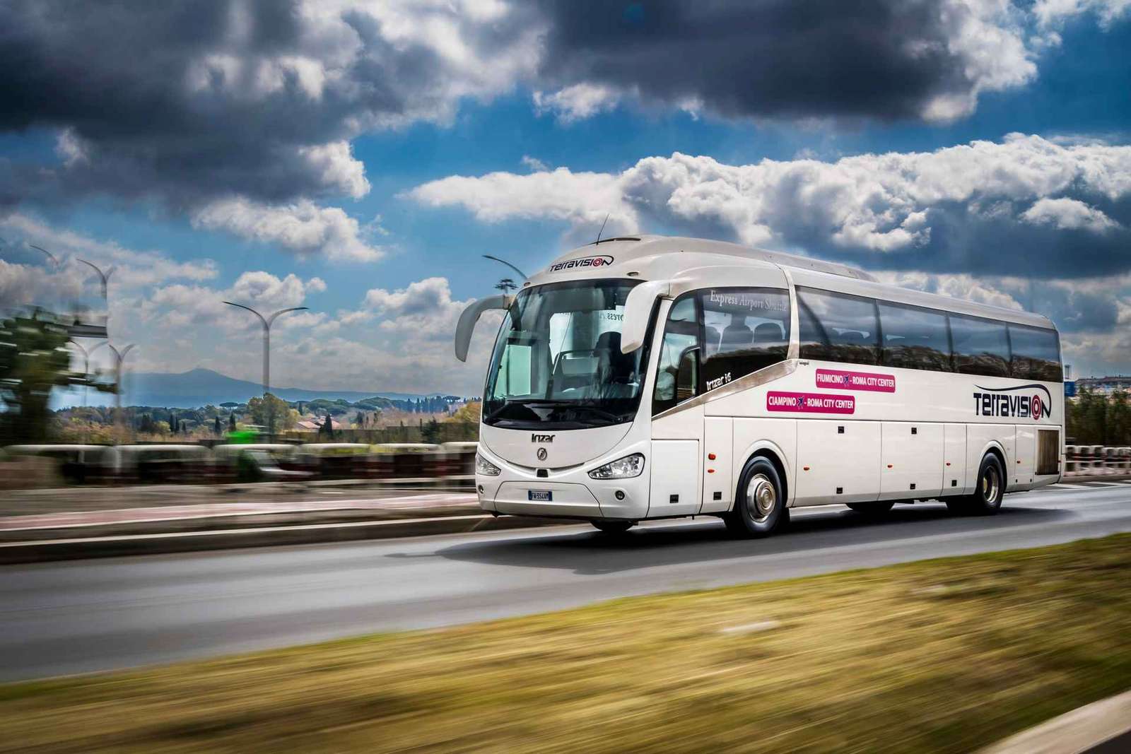 Transfer in autobus dall'aeroporto di Fiumicino a Roma Termini