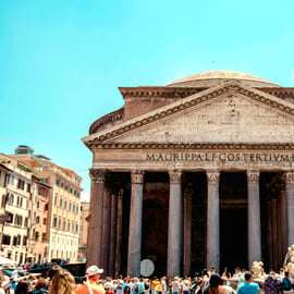 Biglietti Pantheon con audioguida digitale sullo smartphone