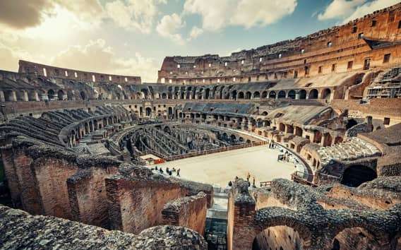 Tour del Colosseo con arena e Foro Romano