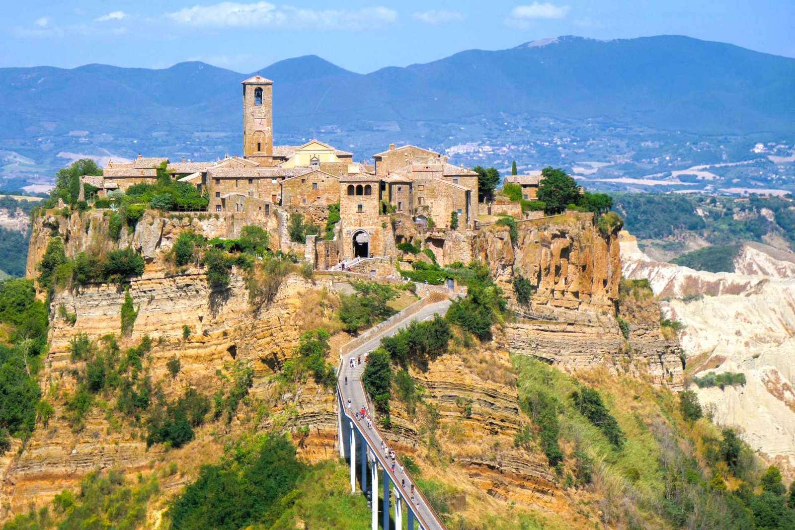 Da Roma: Escursione di un giorno a Bagnoregio e Orvieto con vino e pranzo