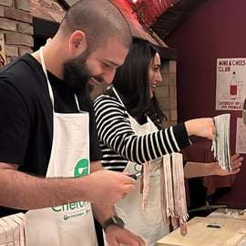 Roma: Corso di Fettucine e Tiramisù vicino a Piazza di Spagna