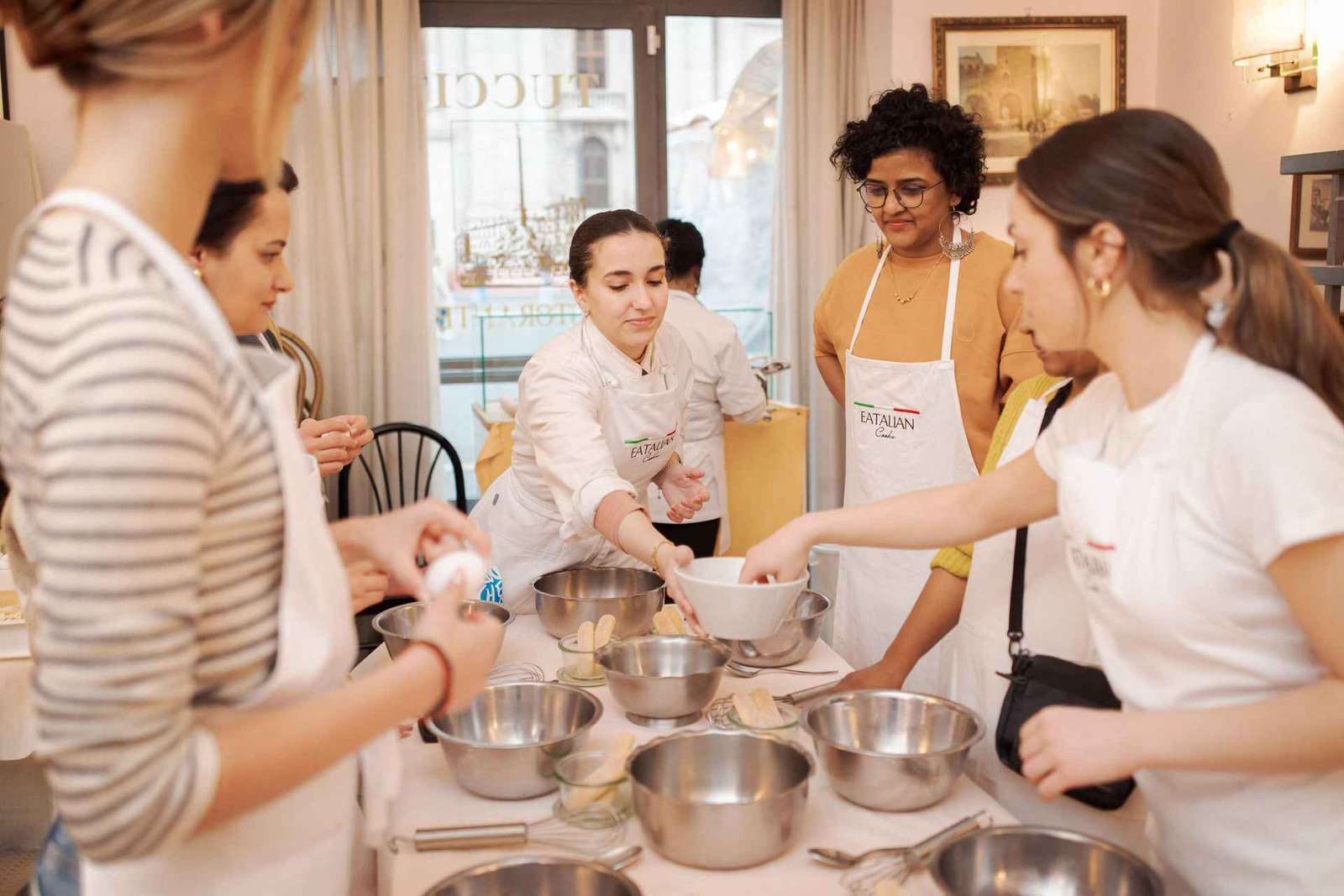 Roma: Corso di cucina di pasta e tiramisù a Piazza Navona