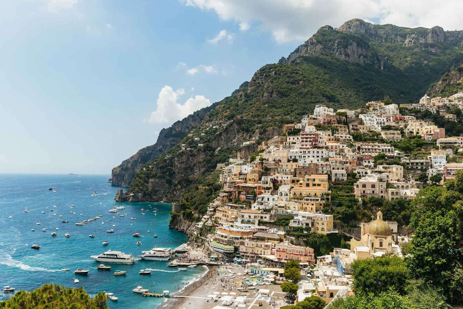 Da Roma: Escursione di un giorno a Pompei, Costiera Amalfitana e Positano