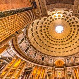 Tour audioguidato del Pantheon con ospitante all'ingresso